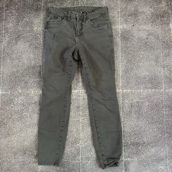 Women's Kuhl Kontour Pavement Gray Skinny Stretch Hiking Jean Pants Sz 6 X 30 - Picture 1 of 3
